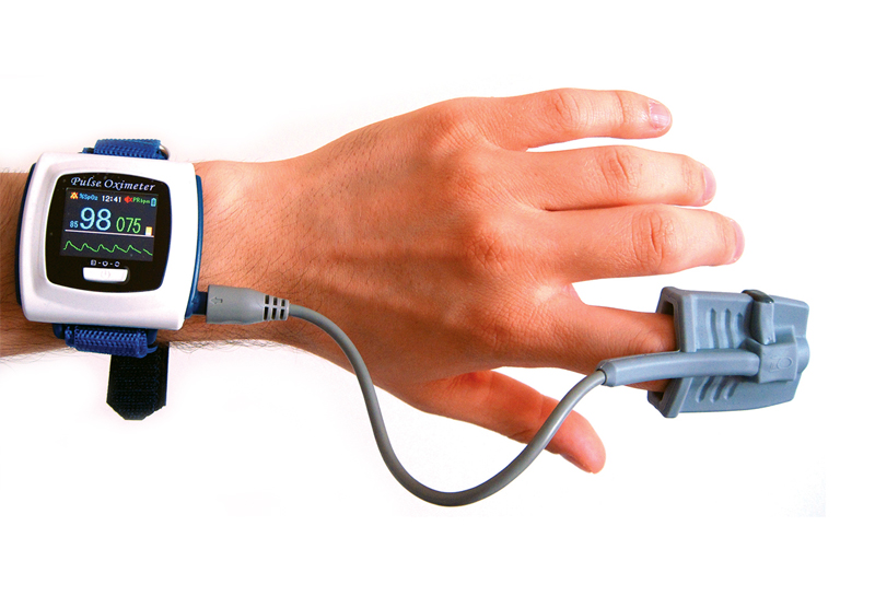  blood oxygen monitor on hand