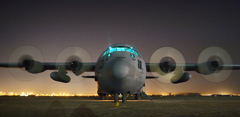 C-130 Hercules plane