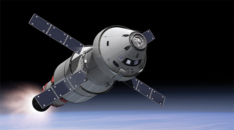 Rendering of NASA’s Orion vehicle
