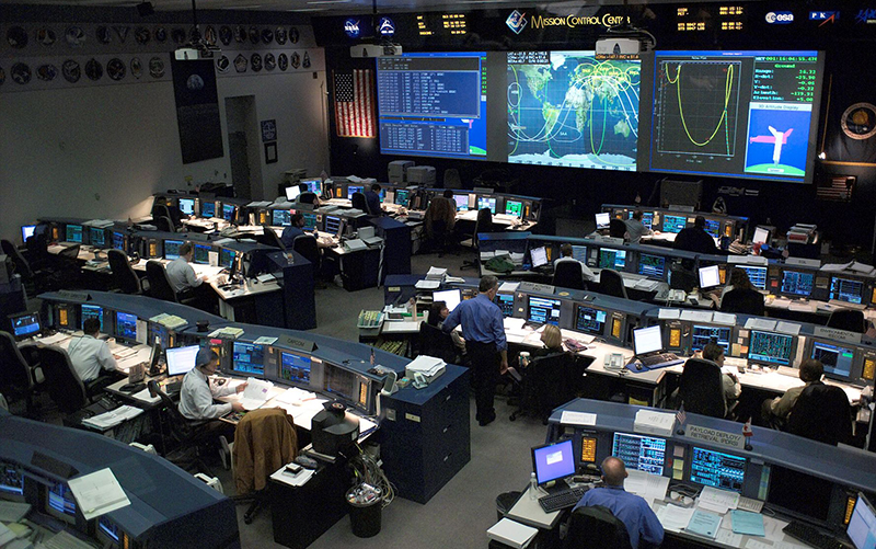 Mission Control in Houston