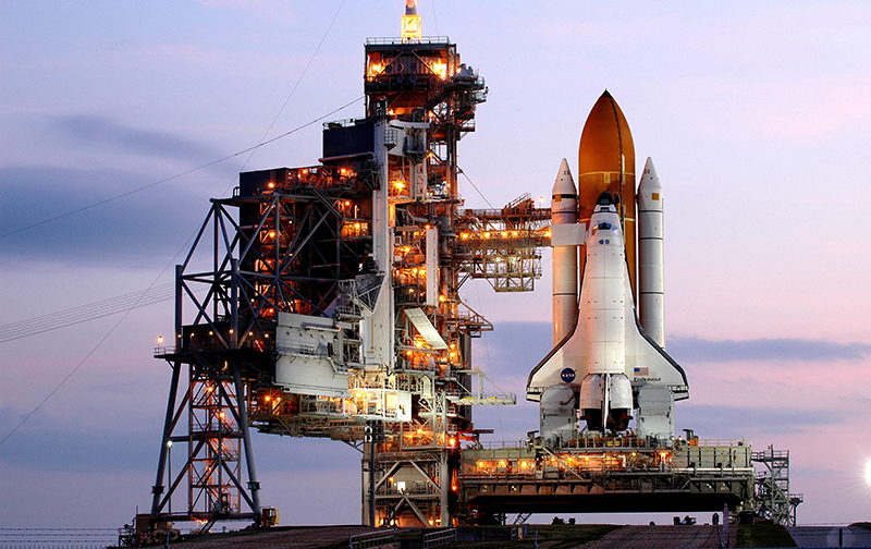 Space Shuttle Endeavour prepares for launch