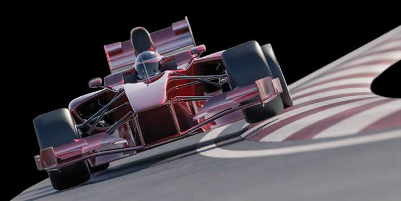 Formula 1 racecar