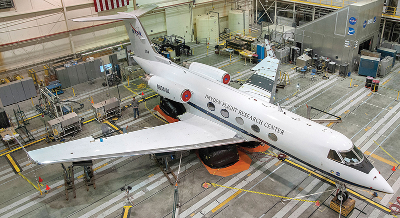 Research aircraft at Armstrong Flight Research Center