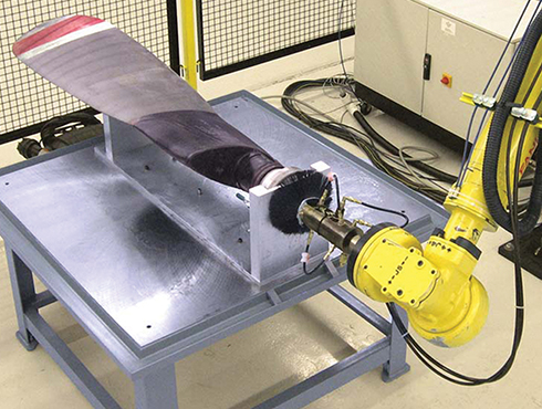 Low-plasticity burnishing technique using robotic tools