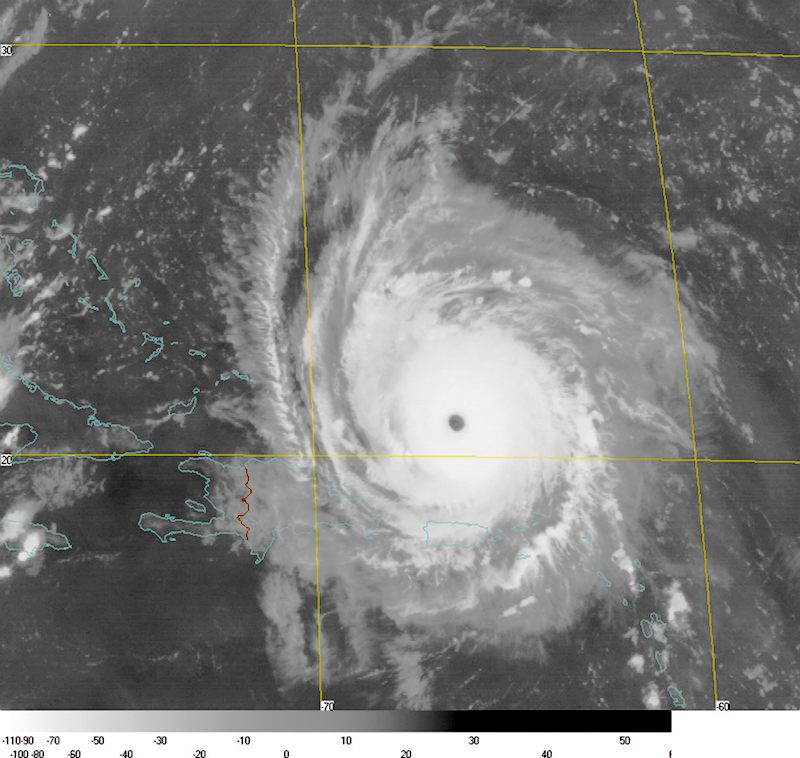Hurricane Frances captured by the DirectMet® GOES-GVAR system