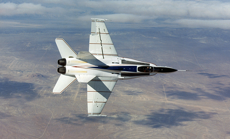 Active Aeroelastic Wing aircraft