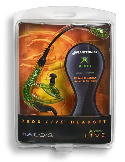 The GameCom Halo 2 Edition Xbox headset