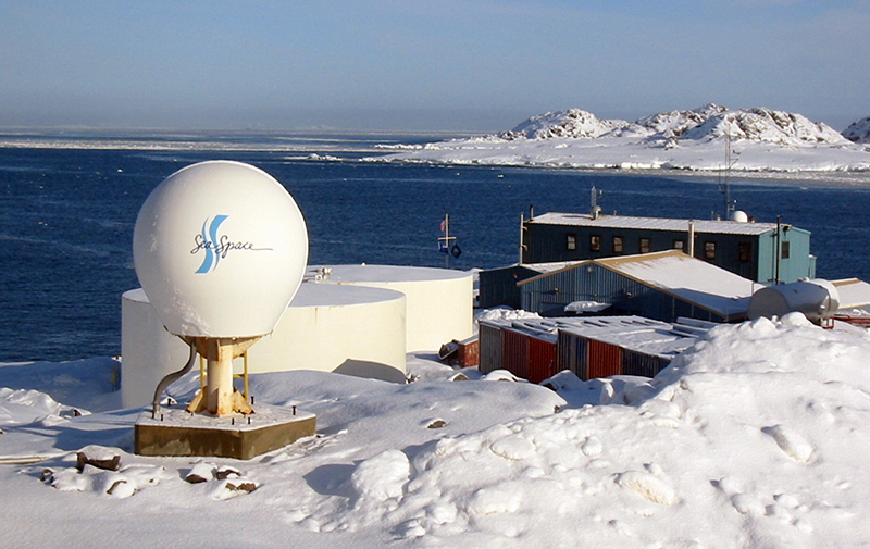 A SeaSpace ground system in the Antarctic