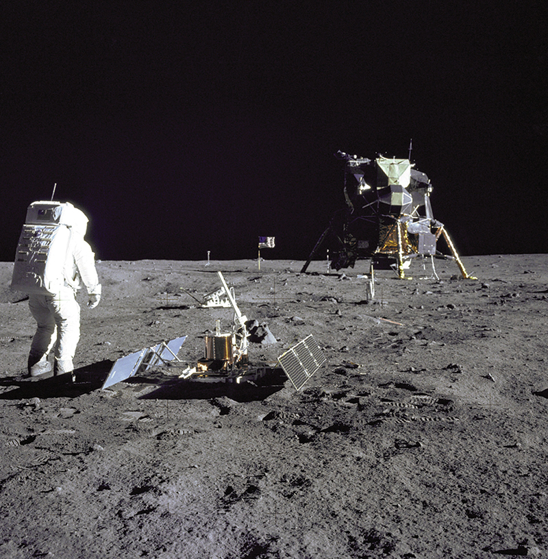 Astronaut with Lunar Module “Eagle,”