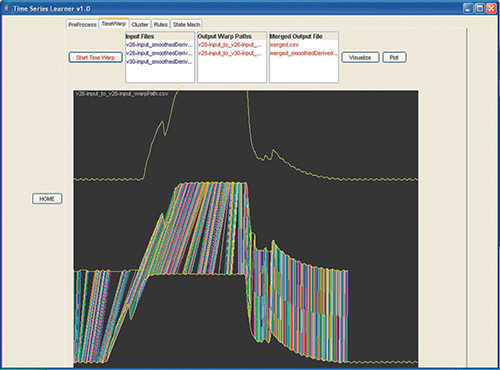 Screen shot of SensorMiner software