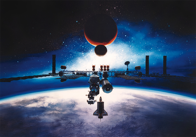 Artist’s concept of Space Station Freedom