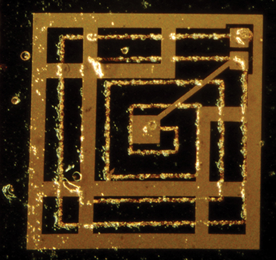 A microtransformer for cell phone applications