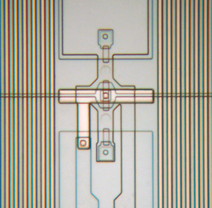 The input stage of a SQUID amplifier