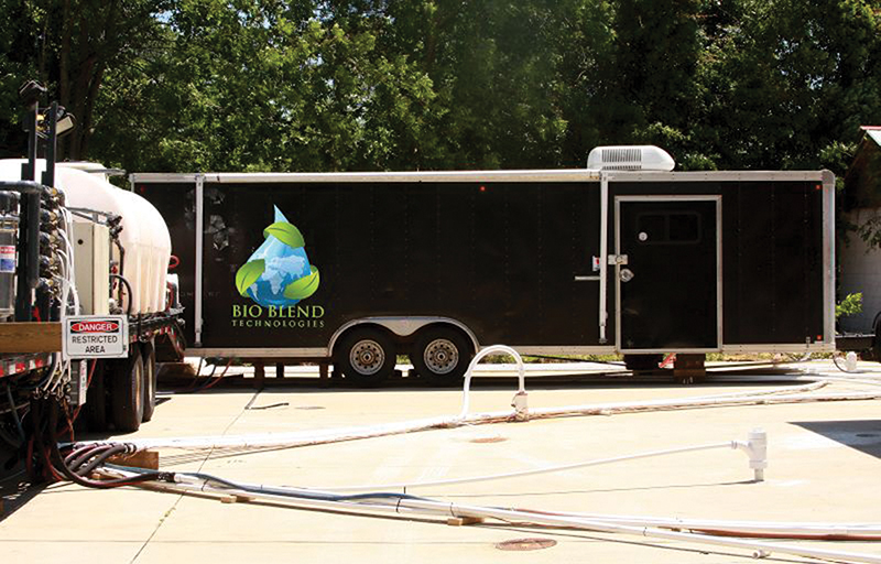 Bio Blend’s onsite remediation truck