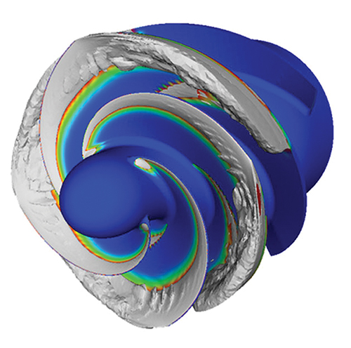 Computer modeling image of a cryogenic inducer