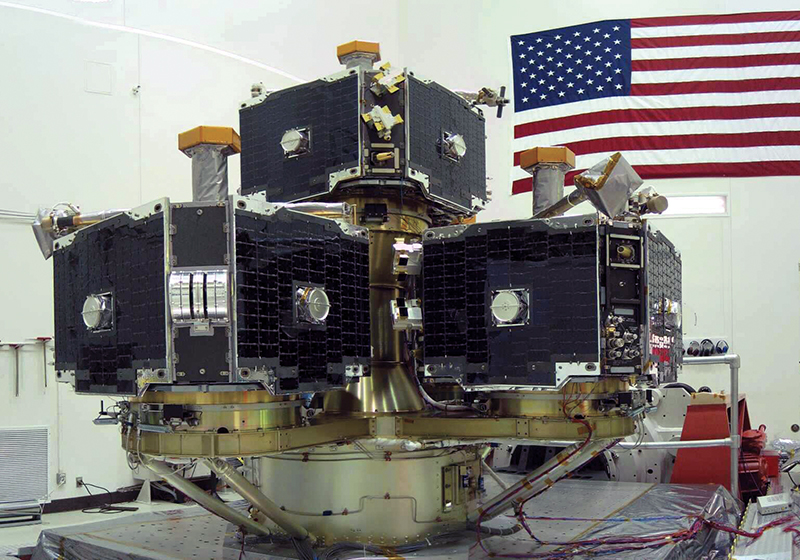 NASA’s THEMIS spacecraft at the Jet Propulsion Laboratory