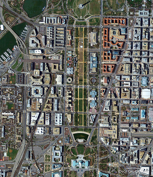 Washington, D.C. satellite image