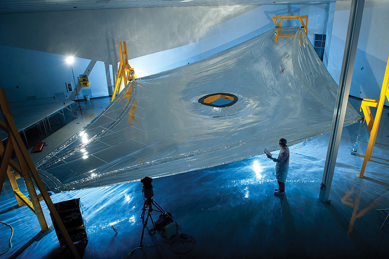 Sunshield for the James Webb Space Telescope