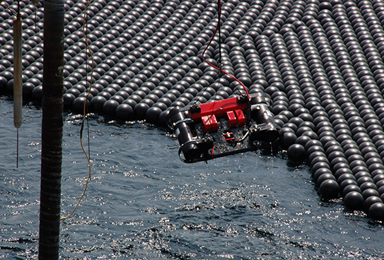 Technology in a Los Angeles reservoir