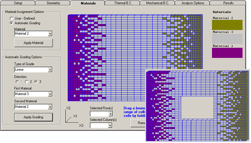 Screen shots of Hyper-FGM software