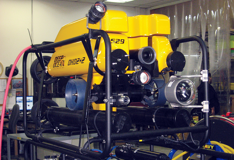 Deep Ocean Engineering’s remotely operated vehicle (ROV)