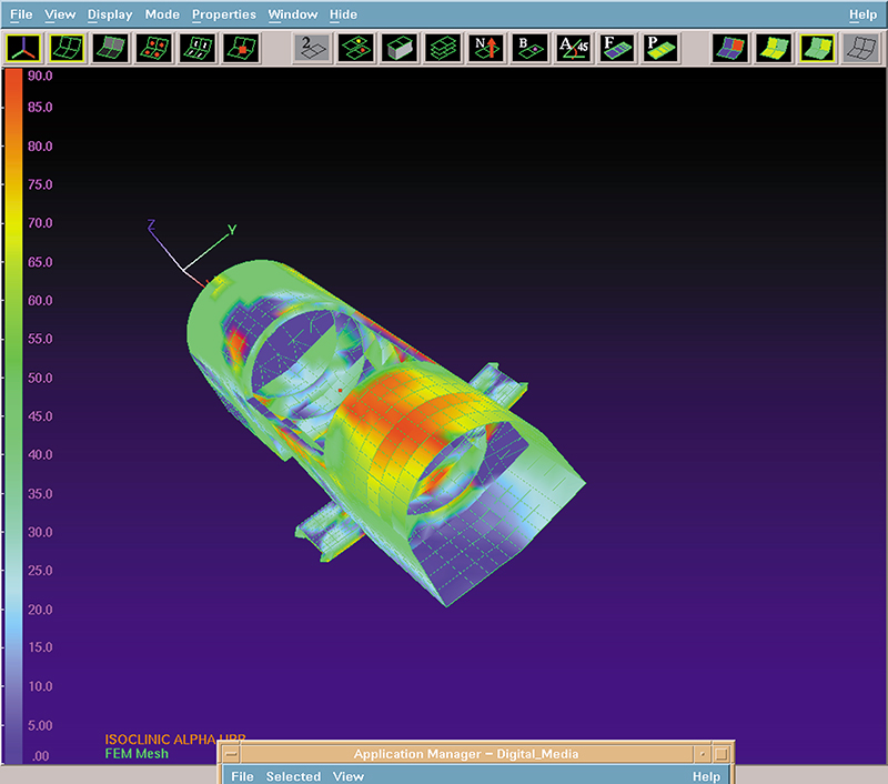 Progressive failure simulations and test verifications are two applications of Genoa demonstrated here on a mini-space plane.