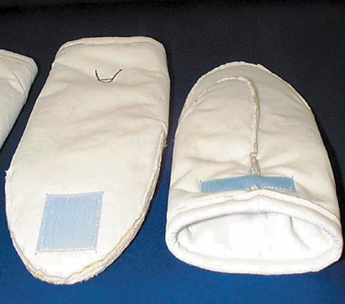 Spaceloft mittens—a precursor to gloves projected for use on a future mission to Mars