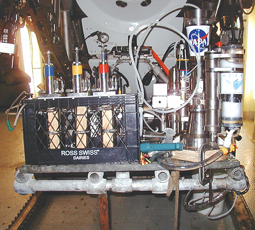 NASA’s Medusa instrument inside the submergence vehicle Alvin