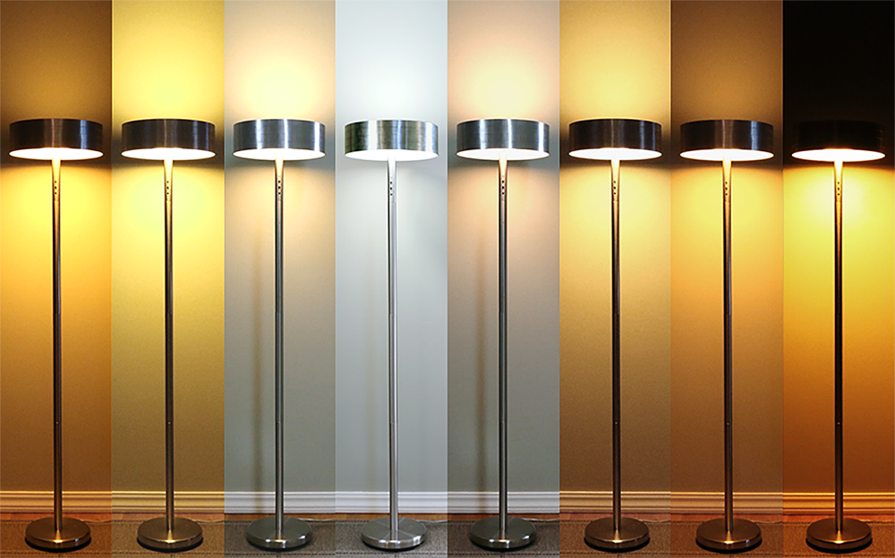 8 phases of the Ario Lamp's light colors