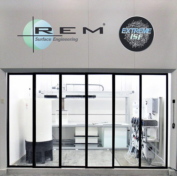 REM Surface Engineering's large-scale chemical polishing cell