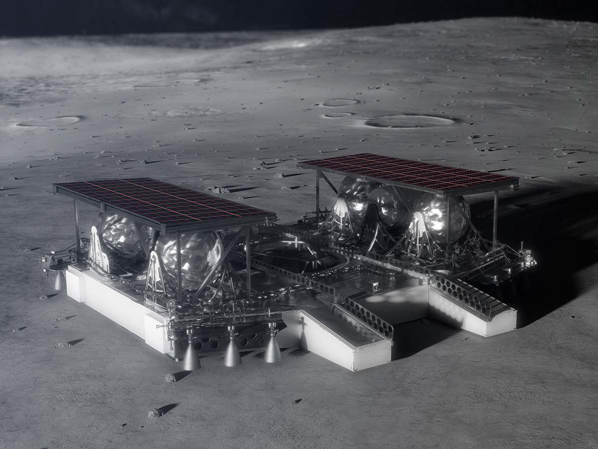 Lunar development artist's concept