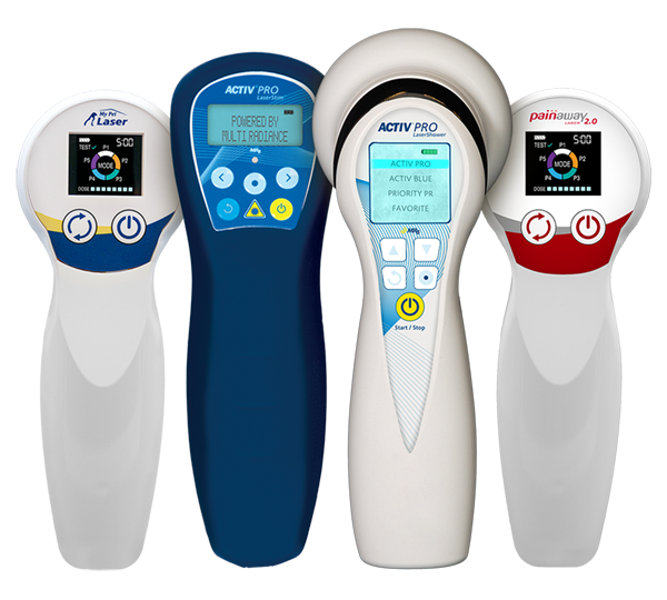 Different Multi Radiance Medical light-therapy products