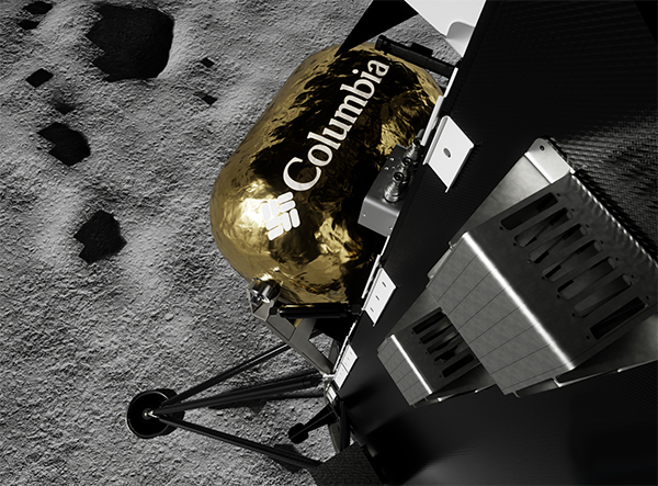 Columbia Sportswear will test the ability of its new Omni-Heat Infinity thermal-reflective technology to protect parts of the first Nova-C lander