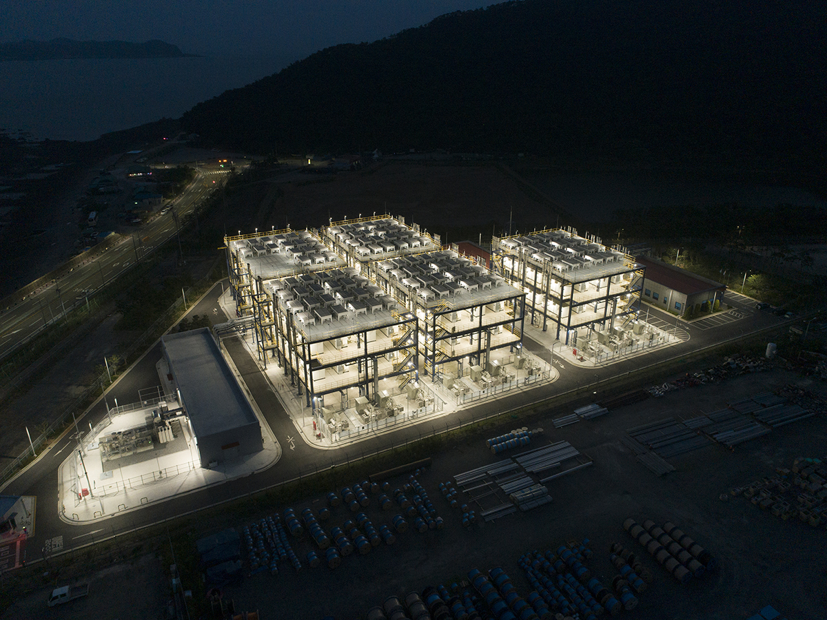 The Daesan Hydrogen Fuel Cell Power Plant in Seosan, South Korea