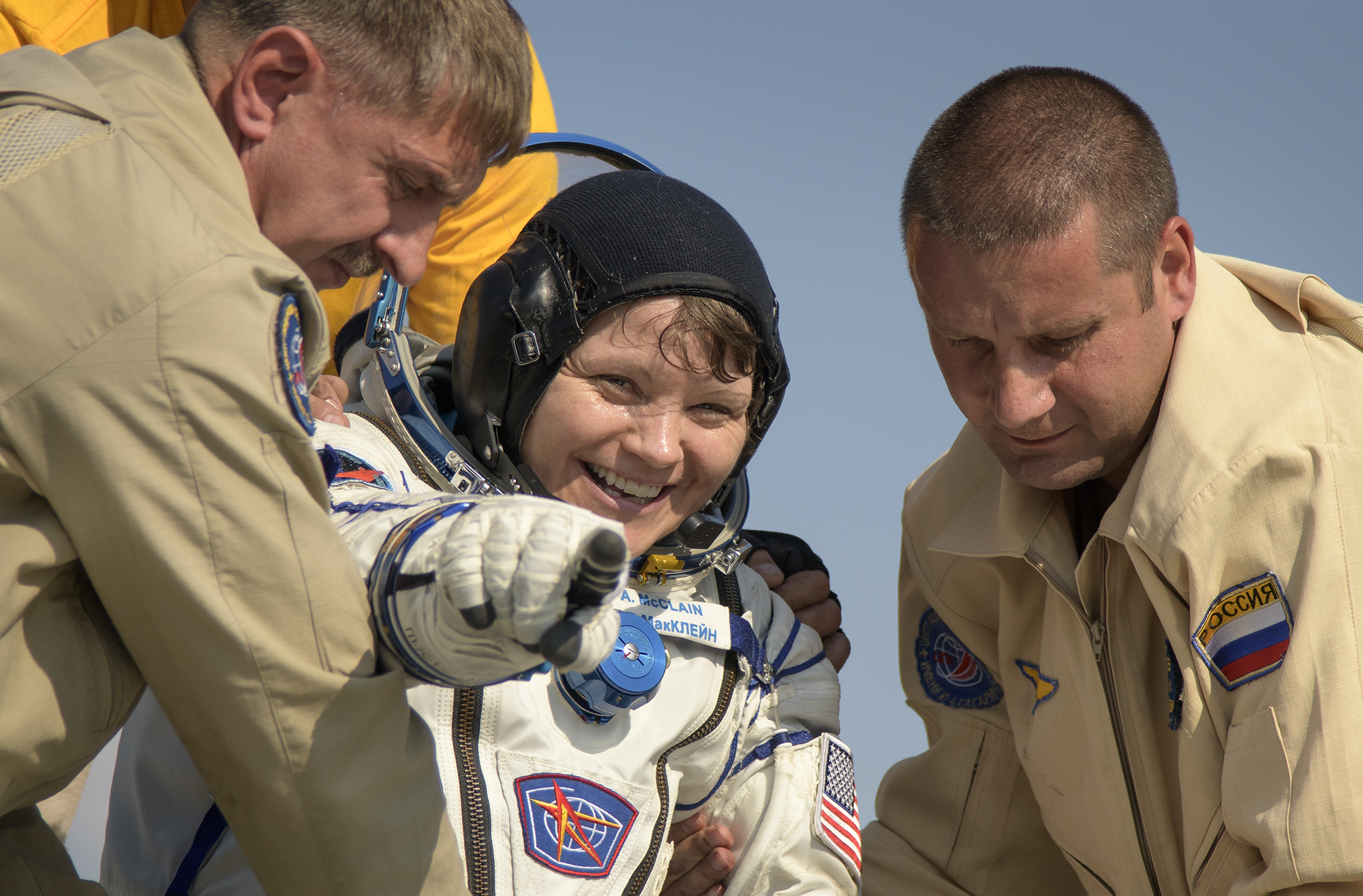 Astronaut Anne McClain returned to Earth after 204 days in space