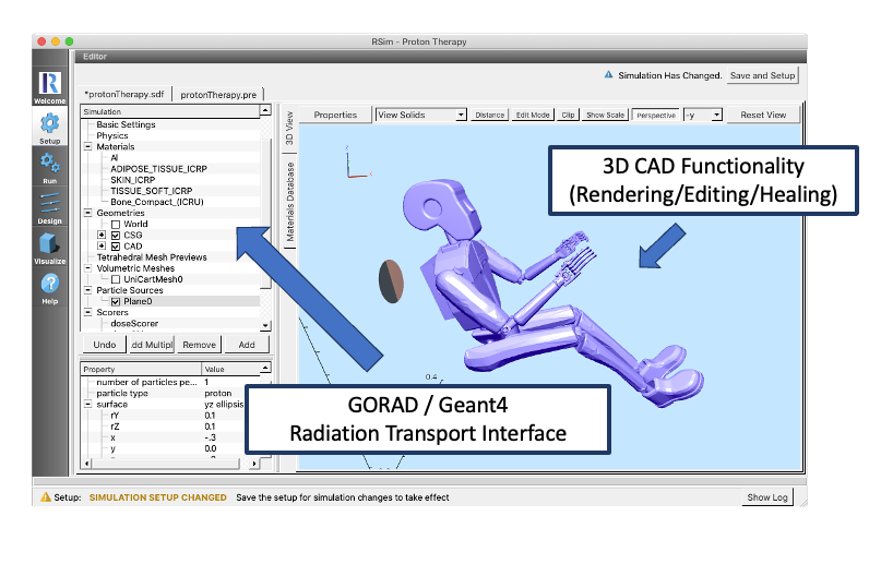 Computer interface shows seated figure on screen