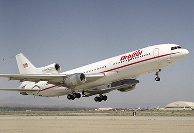 Orbital Sciences jet with rocket plane attached