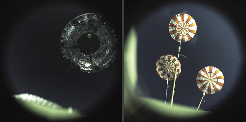 Images taken during Orion flight test