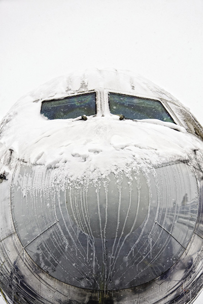 Icing on an aircraft