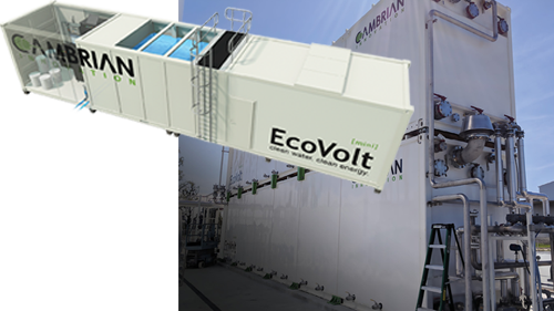 Two stacked EcoVolt Reactor units