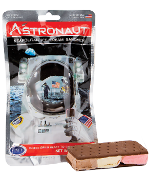 Details about   Astronaut Space Food You Choose Any 3 Packets Of Freeze-Dried Ice Cream 