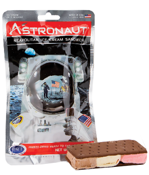 Freeze dried astronaut food