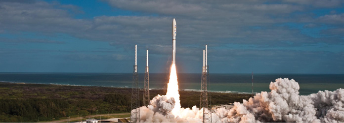 At Atlas V rocket launches