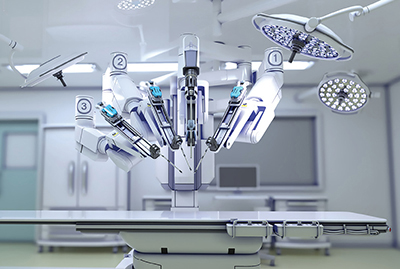 Multi-pronged robotic surgery tool