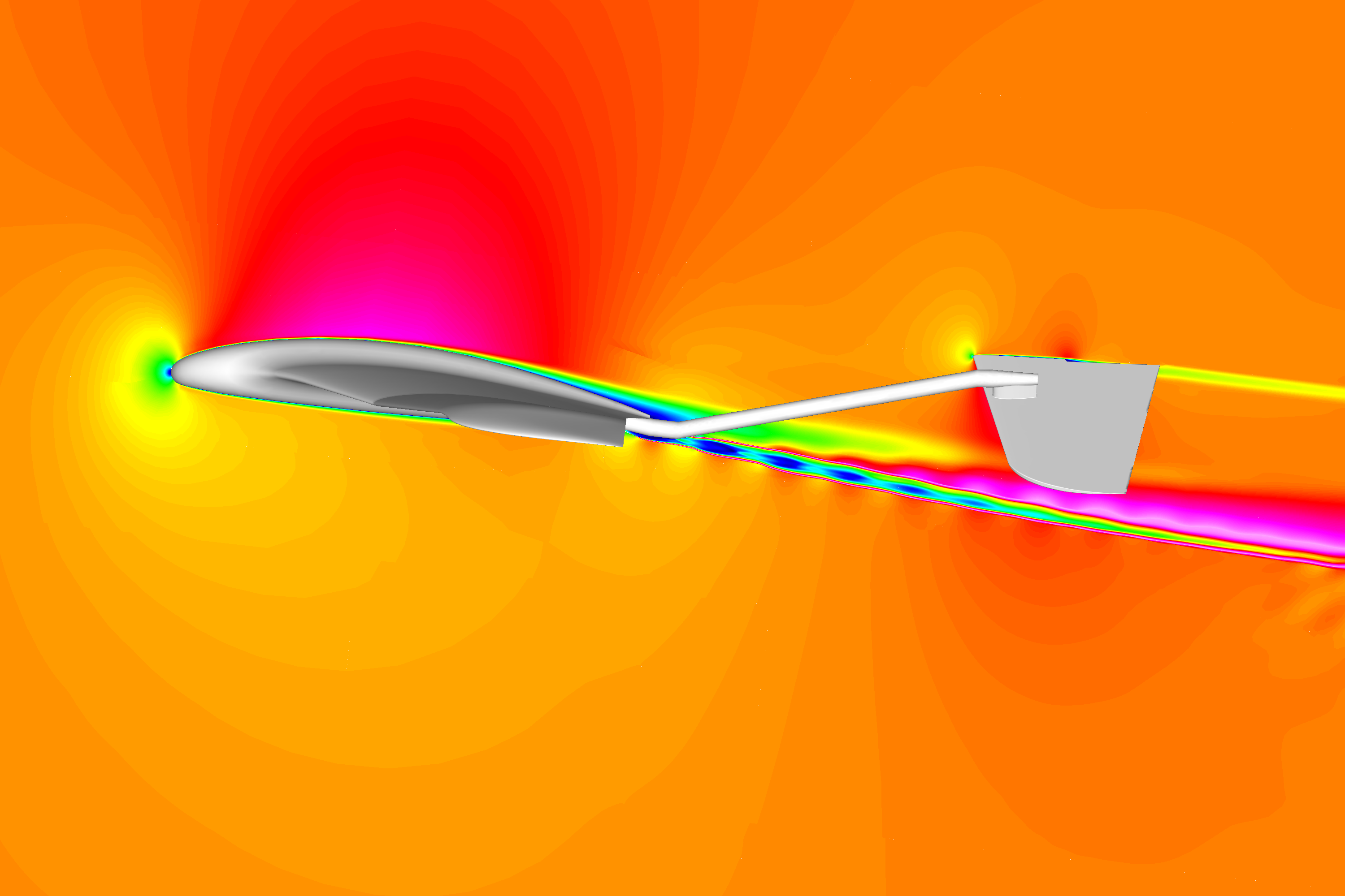 CAD thermodynamic model of an aircraft