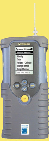 hand held radio portable device used for quality control purposes in the food and chemical industries