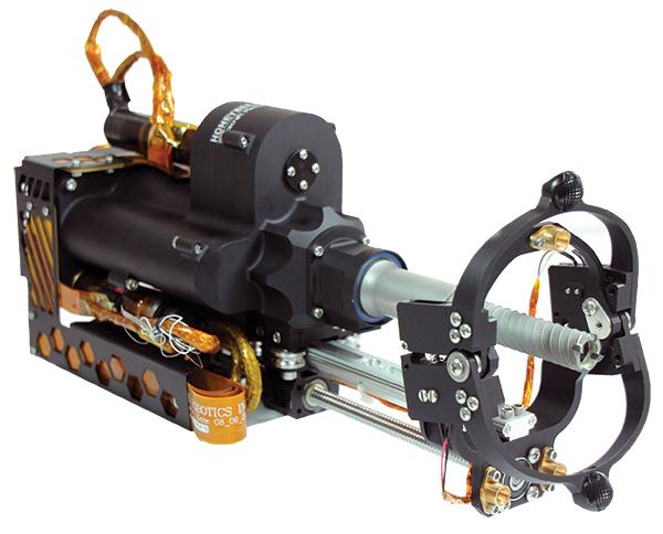 Honeybee Robotics designed its Rotary Percussive Corer drill to collect rock samples on Mars. The version that’s flying on the Perseverance rover has key differences, but they share a novel technology for breaking off core samples, which Honeybee has now made available to geologists on Earth. Credit: Honeybee Robotics Honeybee Robotics Rotary Percussive Corer drill