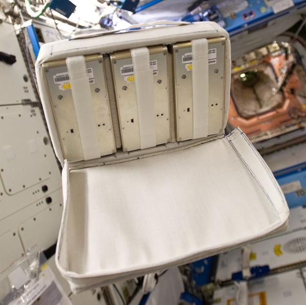 Three of the Italian Electronic Nose for Space Exploration (IENOS) devices were delivered in a single package to the space station in 2011. The IENOS inventors have now commercialized the technology through the Italian company Airgloss. Credit: NASA Three of the Italian Electronic Nose for Space Exploration (IENOS) devices were delivered in a single package to the space station in 2011.