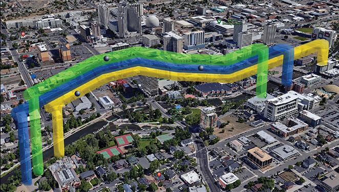 Avision’s software communicates with and receives information from the FAA to ensure small drone pilots have real-time information about the low-altitude airspace they’re flying in. The company worked with NASA on the now-concluded UTM (or Unmanned Aircraft Systems Traffic Management) Project and on another project to incorporate drone management into disaster response. Credit: Avision Inc. A screen grab of Avision’s software highlights low altitude concerns