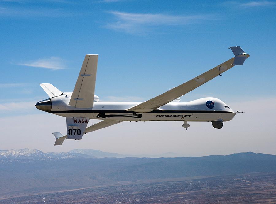 General Atomics’ MQ9 remotely-piloted aircraft in flight